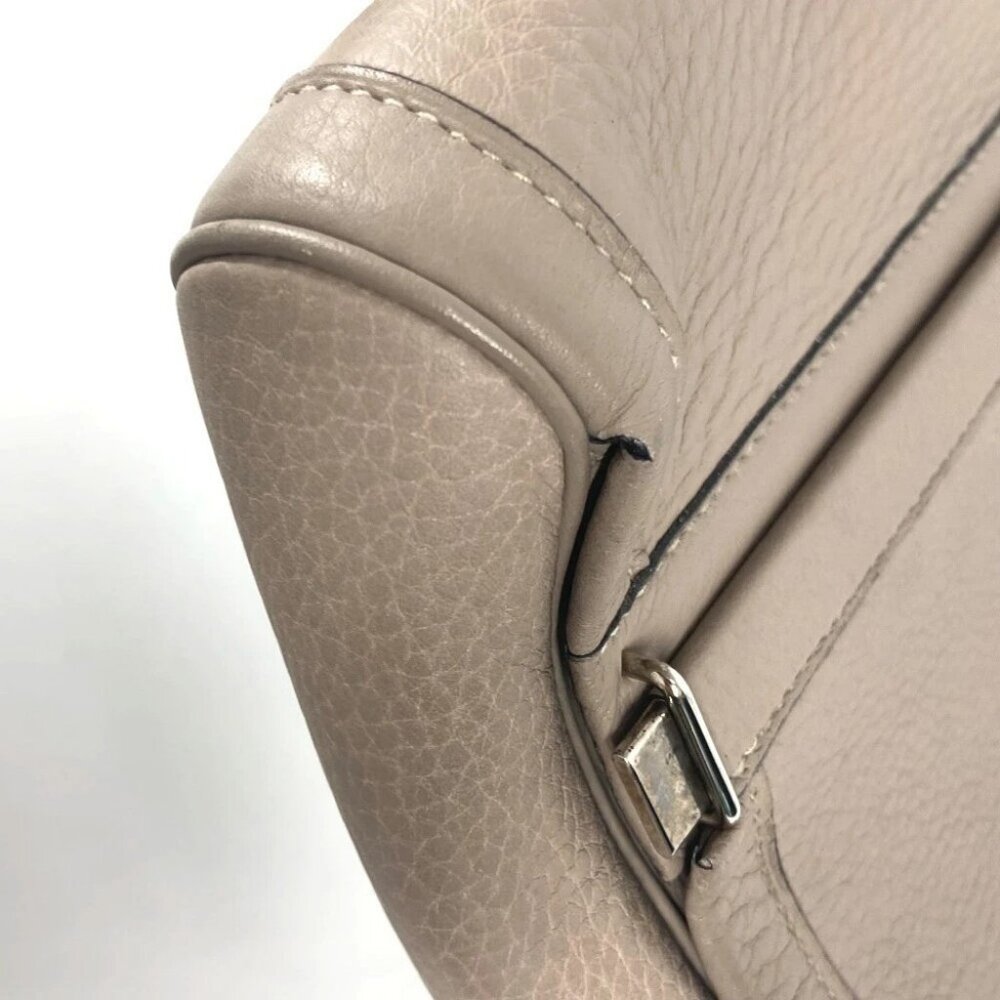 HERMES Equi Pouch Flap Clutch bag Leather Gurege Based - Picture 9 of 16